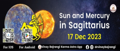 Sun and Mercury in Sagittarius