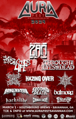 AURA Fest 2024 Day 1 With Zao, Last Ten Seconds of Life, Through The Eyes of the Dead, More