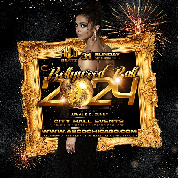 Bollywood Ball 2024 - Annual NYE Gala hosted by ABCD BEATZ ENTERTAINMENT, Chicago, Illinois, United States