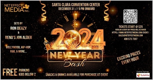 NEW YEAR BASH 2024, Santa Clara, California, United States