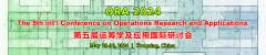 The 5th Int'l Conference on Operations Research and Applications (ORA 2024)