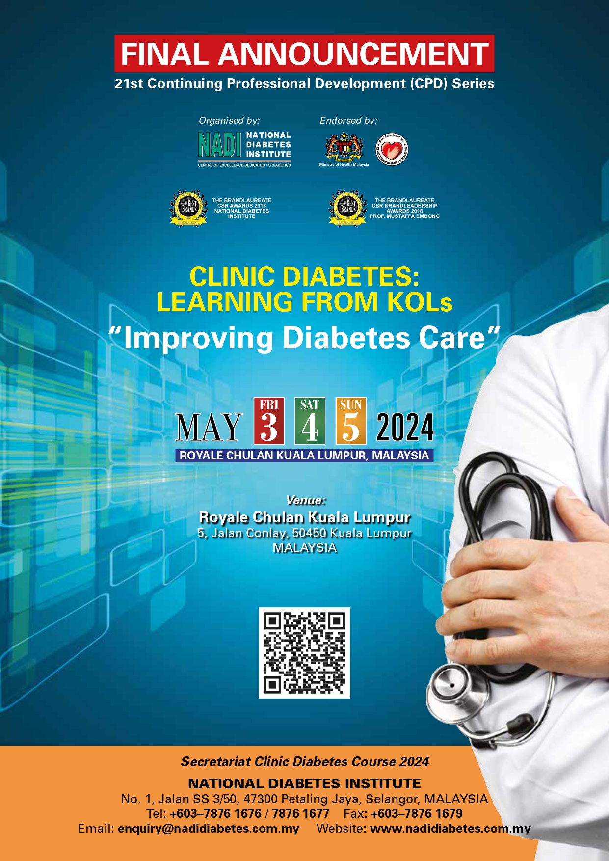 Clinic Diabetes: Learning from KOLs "Improving Diabetes Care", Kuala Lumpur, Malaysia