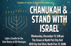 Chanukah and Stand with Israel Event