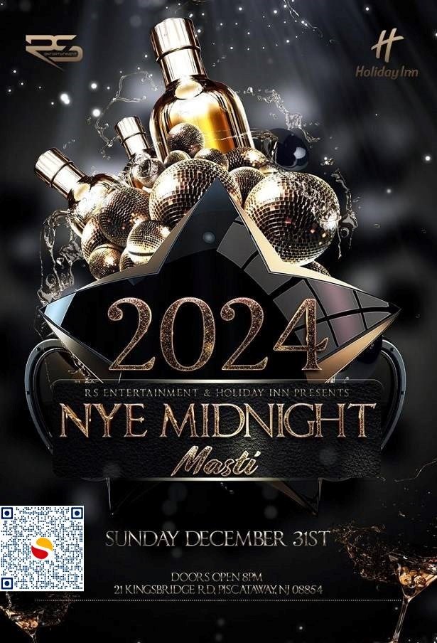 NYE Midnight Masti 2024, Piscataway, New Jersey, United States