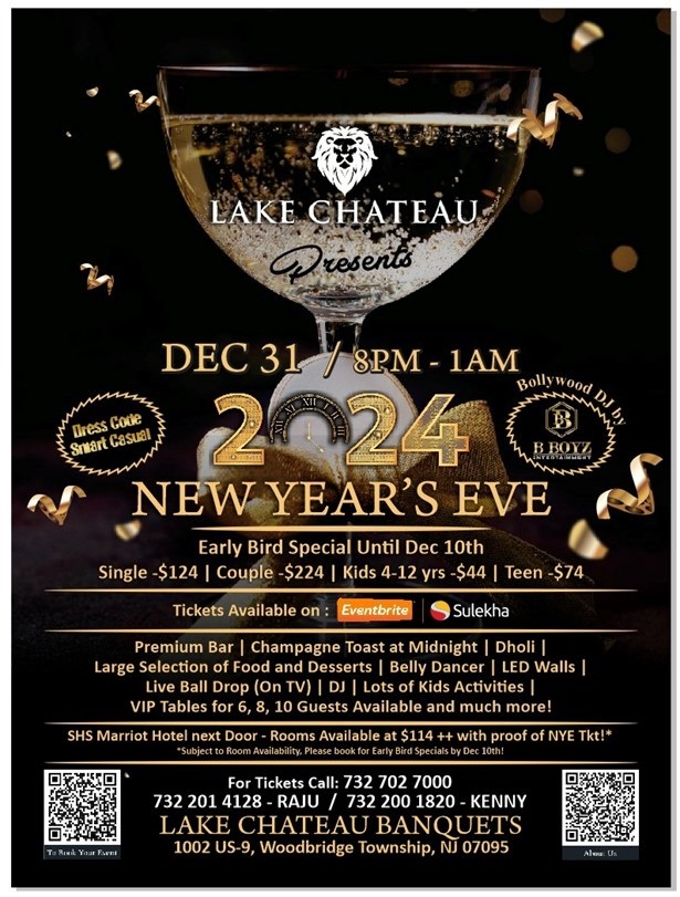 New Year Eve 2024 - Lake Chateau, Woodbridge, New Jersey, United States