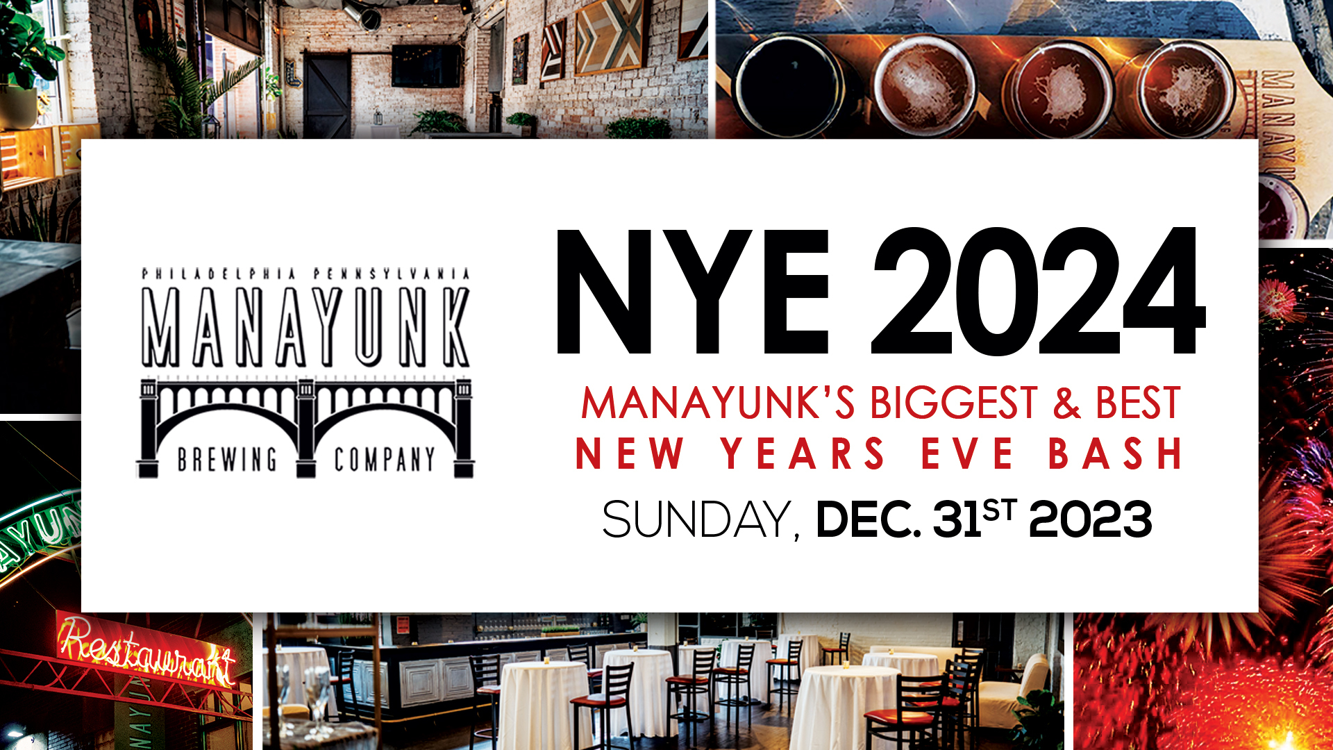 NYE 2024 - Manayunk's Hottest New Year's Eve Bash!, Philadelphia, Pennsylvania, United States