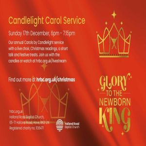 Candlelight Carol Service, Hove, England, United Kingdom