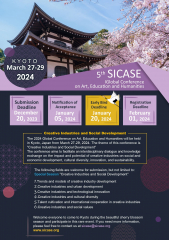 5 th SICASE at KYOTO, JAPAN Global Conference on Art, Education and Humanities