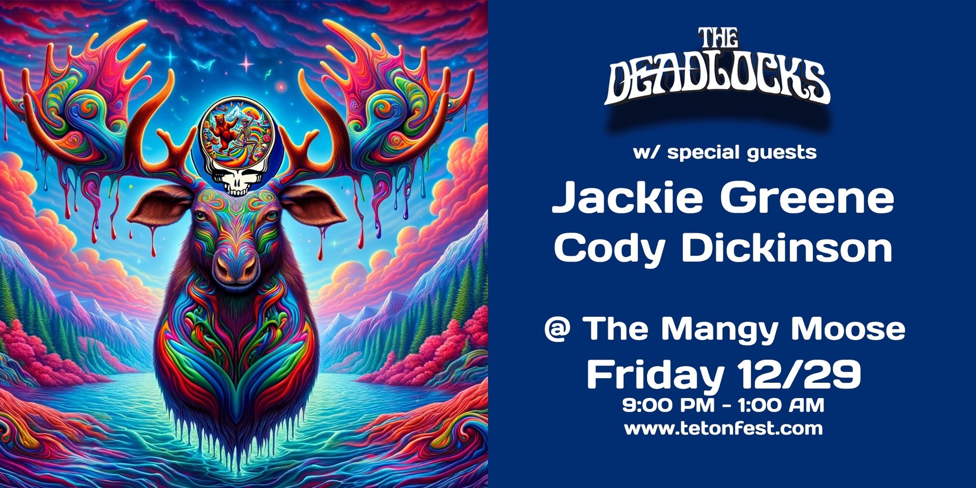 The Deadlocks feat. Jackie Greene and Cody Dickinson @ The Mangy Moose, Teton Village, Wyoming, United States