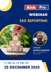Webinar on ESG Requirements & it's Scope for Indian Companies