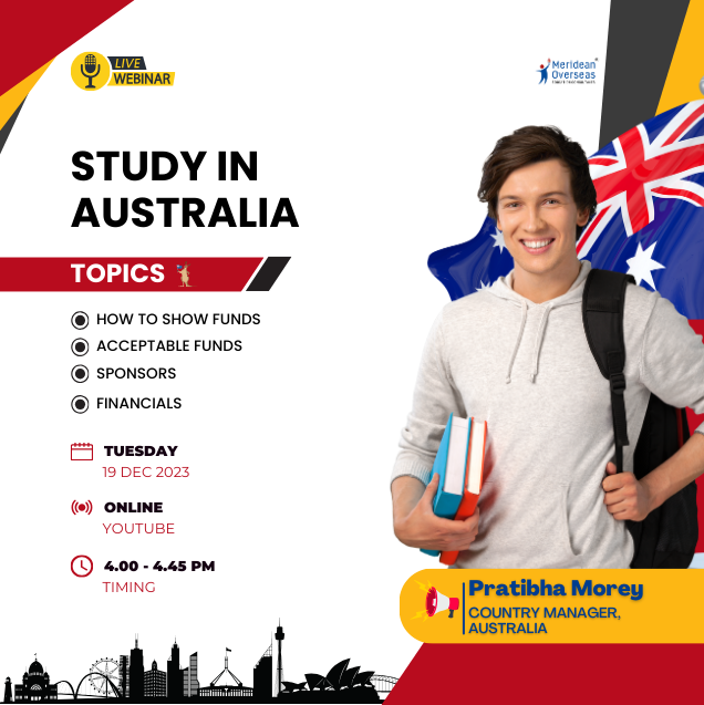 MOEC Event – How to Show Funds to Study in Australia, Online Event