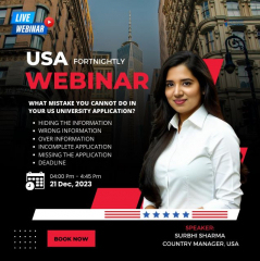 MOEC Event - Avoid Mistakes in USA University Applications