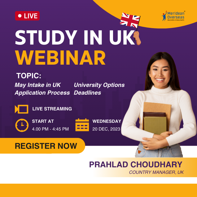 Join MOEC Webinar to Explore Studying May Intake in UK, Online Event