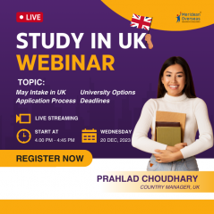 Join MOEC Webinar to Explore Studying May Intake in UK