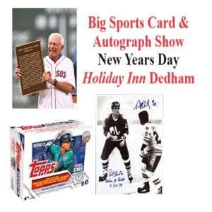 Big New Years Day Sports Card and Autograph Show, Dedham, Massachusetts, United States