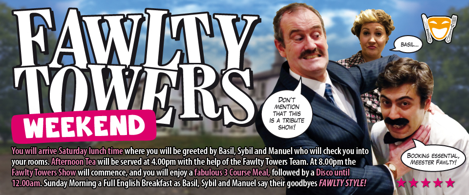 Fawlty Towers Weekend 02/03/2024 at Mercure York Fairfield Manor Hotel, York, England, United Kingdom