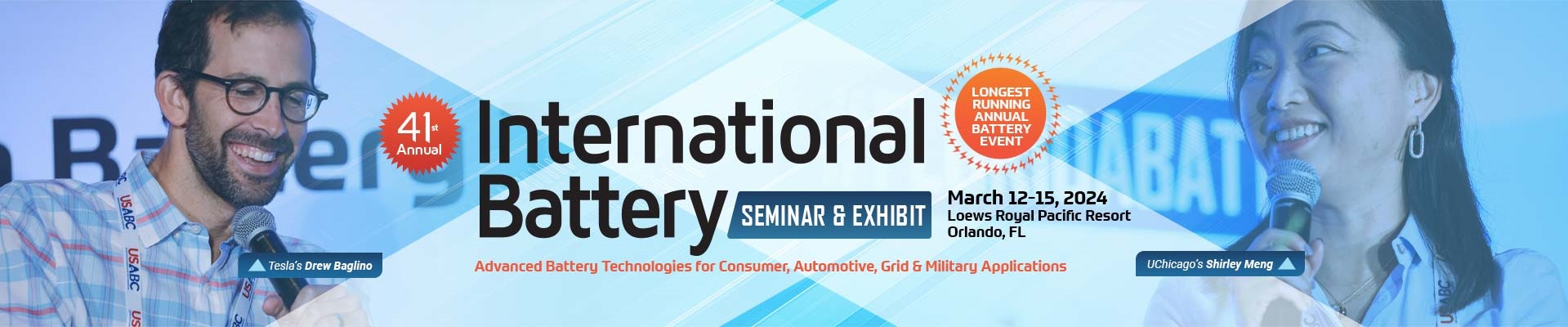 International Battery Seminar, 32819, Florida, United States