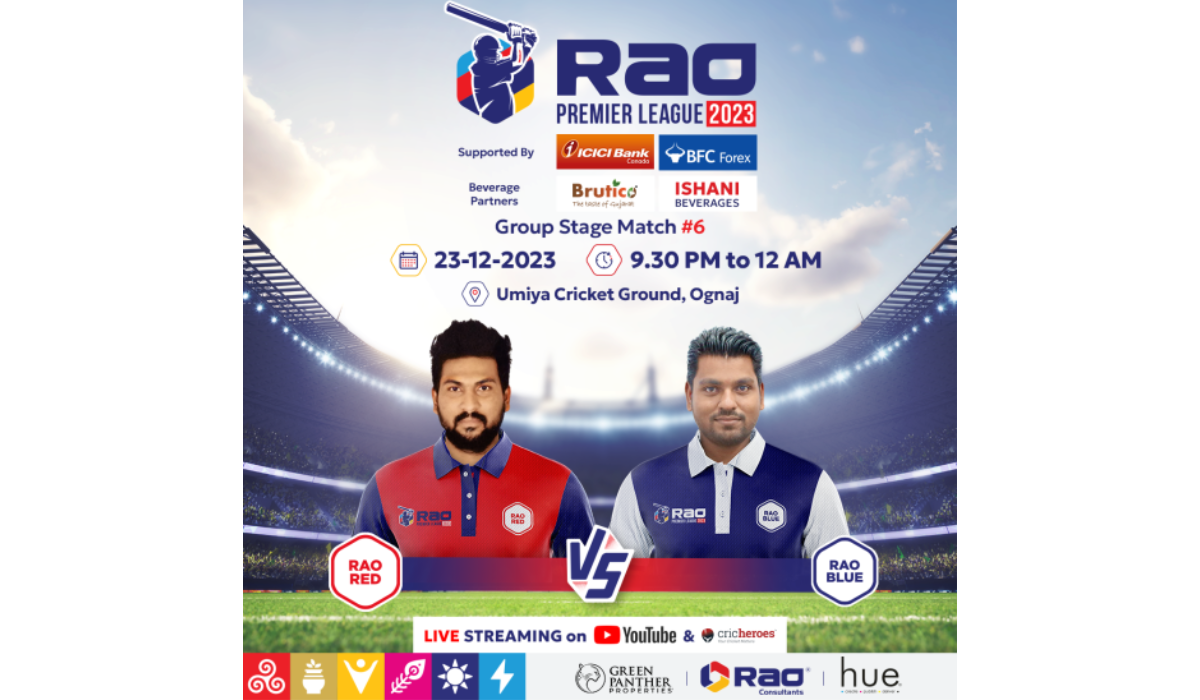 Rao Premier League 2023 - Match 6, Ahmedabad, Gujarat, India
