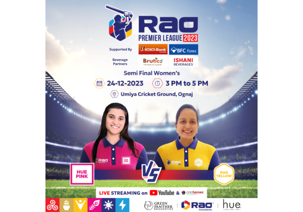 Rao Premier League 2023 - Semi Final Women's, Ahmedabad, Gujarat, India