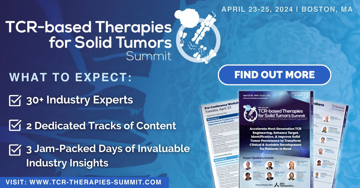 5th TCR-based Therapies for Solid Tumors Summit 2024, Boston, Massachusetts, United States