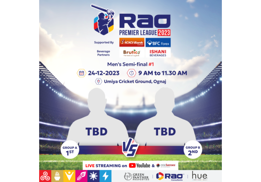 Rao Premier League 2023 - Semi Final 1, Ahmedabad, Gujarat, India