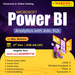 Free Demo On Power BI - Naresh IT