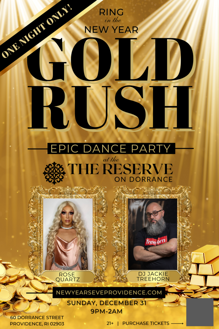 NYE Gold Rush Epic Dance Party, Providence, Rhode Island, United States