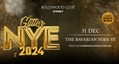 BOLLYWOOD CLUB PRESENTS GLITTER NYE 2024 at The Bavarian York St, Sydney