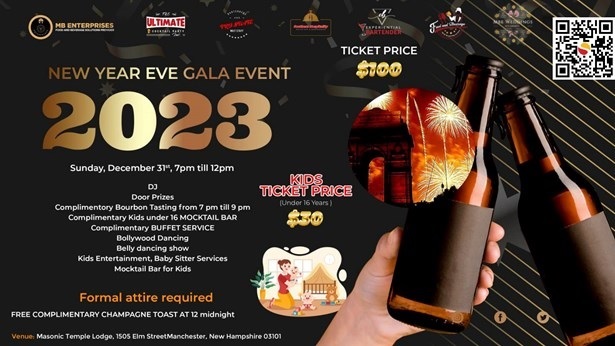 New Year Eve Gala Event 2024, Manchester, North Dakota, United States