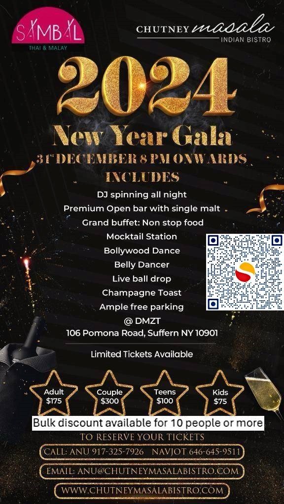 NYE 2024 BOLLYWOOD STYLE, Suffolk, New York, United States