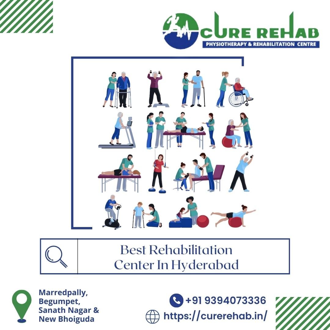 Cure Rehab Physiotherapy And Rehabilitation Centre | Rehabilitation Centre In Marredpally | Rehabilitation Centre In Begumpet, Hyderabad, Telangana, India