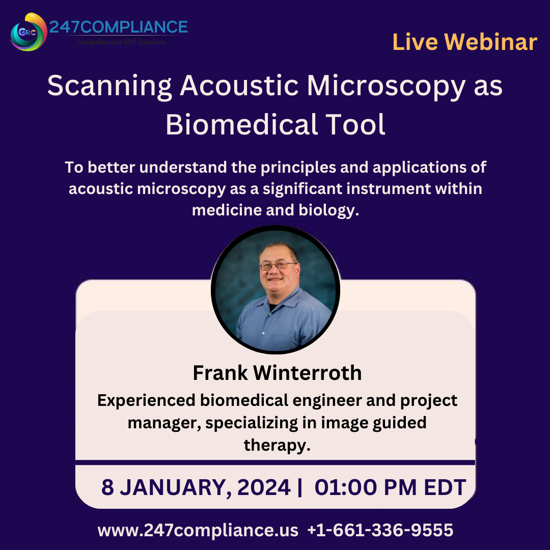 Scanning Acoustic Microscopy as Biomedical Tool, Online Event