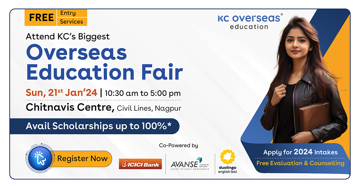 KC's Biggest Overseas Education Fair, Nagpur, Maharashtra, India