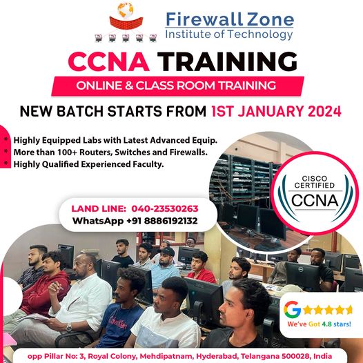 Cisco CCNA Routing and Switching Training Program at Firewall-zone Institute of IT, Online Event