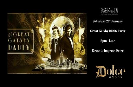 Great Gatsby 1920s Party in Kensington, London, England, United Kingdom