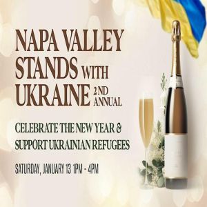 Napa Valley Stands With Ukraine, Yountville, California, United States