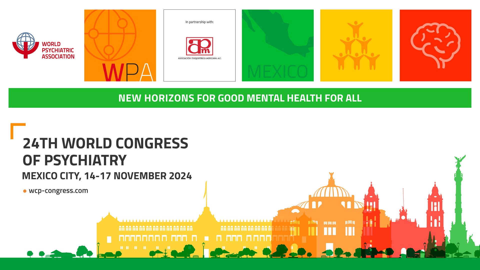 WCP 2024: 24th World Congress of Psychiatry, Ciudad de México, Ciudad de Mexico, Mexico