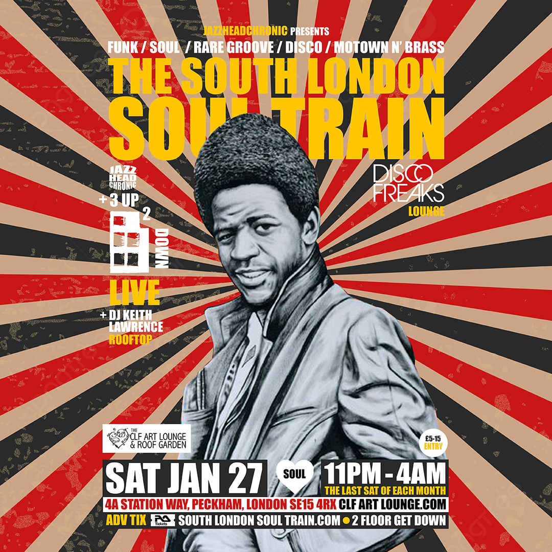 The South London Soul Train 2 Floor Special with 3 Up, 2 Down (Live), London, England, United Kingdom