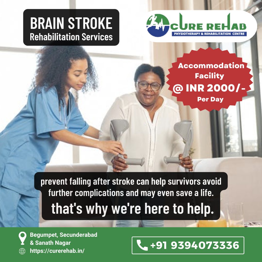 Brain Stroke Treatment In Hyderabad | Brain Stroke Rehabilitation | Brain Stroke Recovery, Hyderabad, Telangana, India