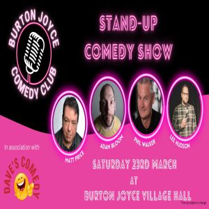Burton Joyce Comedy Club, Nottingham, England, United Kingdom