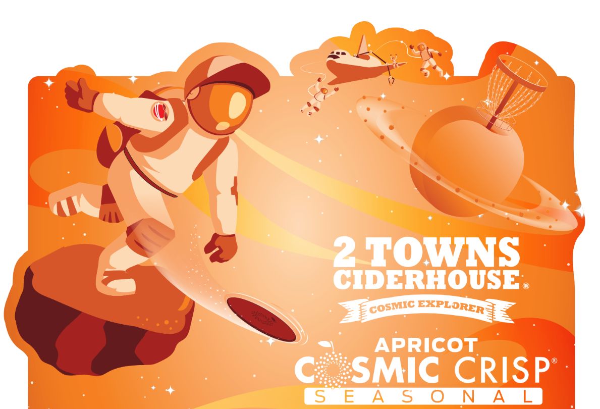 2 Towns Ciderhouse Apricot Cosmic Crisp Launch Party and Disc Golf Extravaganza with Nate Sexton, Corvallis, Oregon, United States