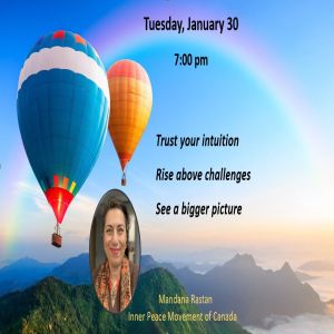 Trust Your Intuition, rise above challenges, see a bigger picture, North Vancouver, British Columbia, Canada