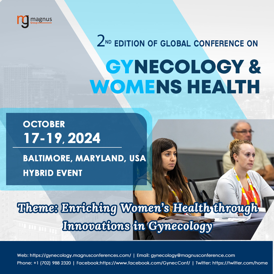 2nd Edition of Global Conference on Gynecology and Women’s Health, Baltimore, Maryland, United States