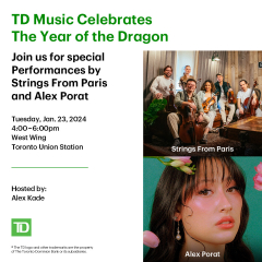 TD Music Celebrates The Year of the Dragon!