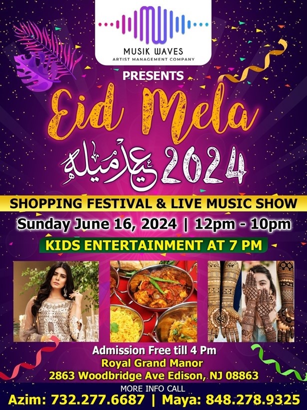 Eid Mela 2024, Edison, New Jersey, United States