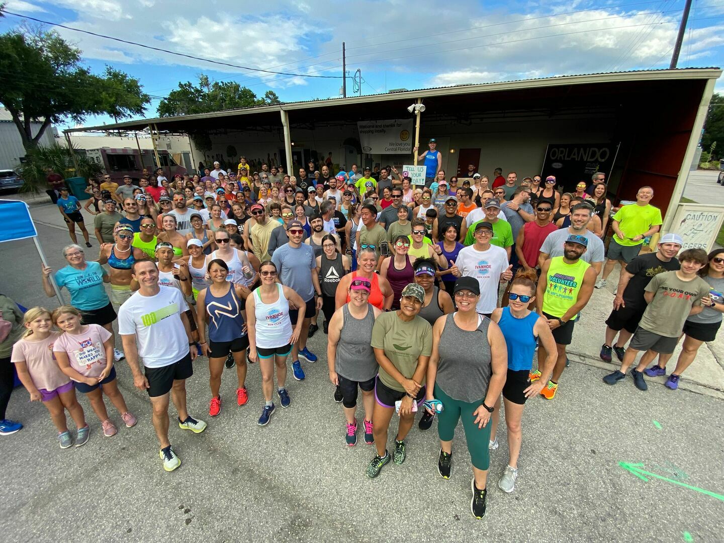 Track Shack Hosts Group Run with HOKA, Orlando, Florida, United States