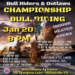 Championship Bull Riding, Blountville, Tennessee, United States
