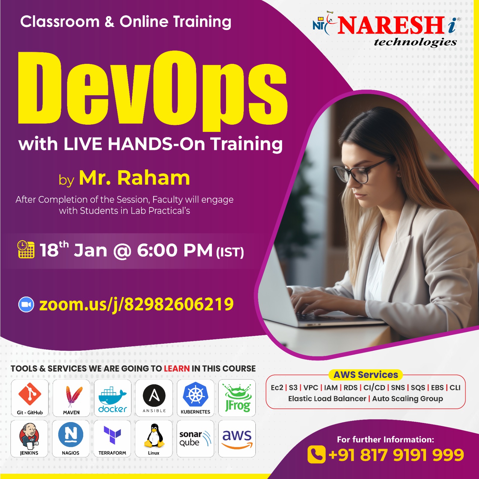 Best DevOps Online Course Training in NareshIT, Online Event