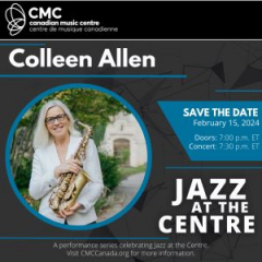 Jazz at the Centre - Colleen Allen