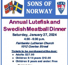 Sons of Norway Lutefisk and Meatball Dinner